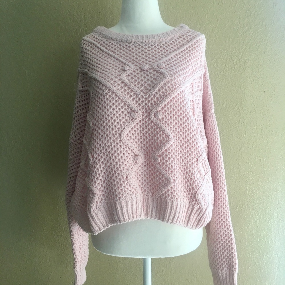 Love Tree pink sweater